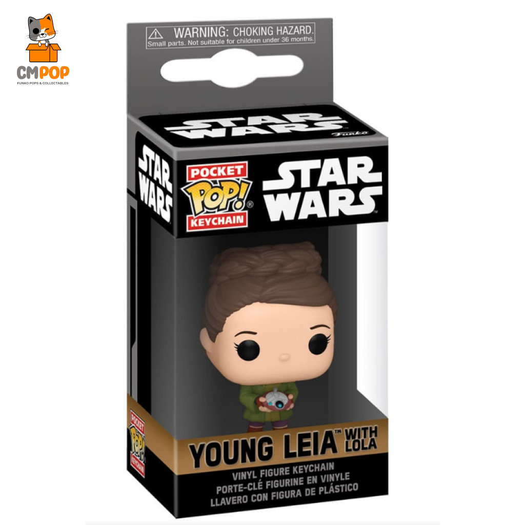 Young Leia With Lola - Funko Pop! Keychain Star Wars Pop