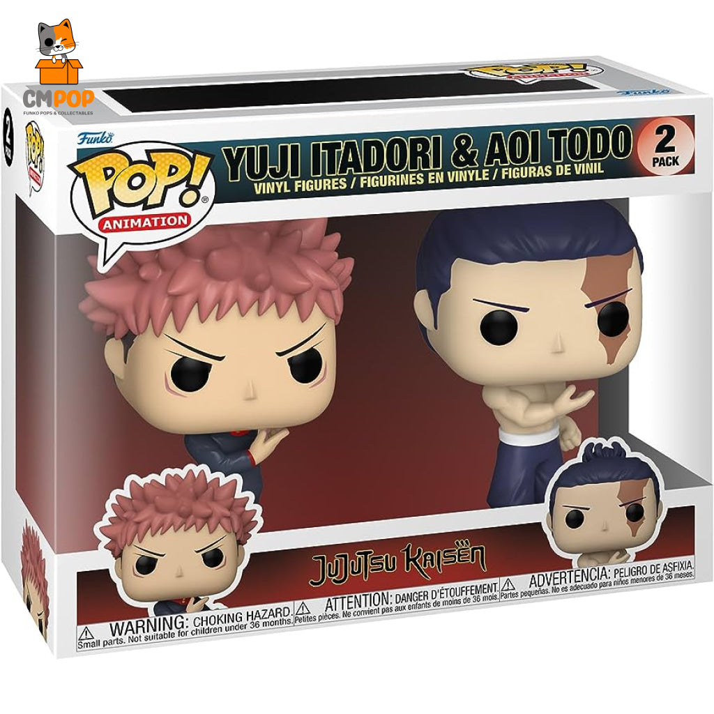 Yuji Itadori & Aoi Todo - 2 Pack Funko Pop! Jujutsu Kaisen Pop