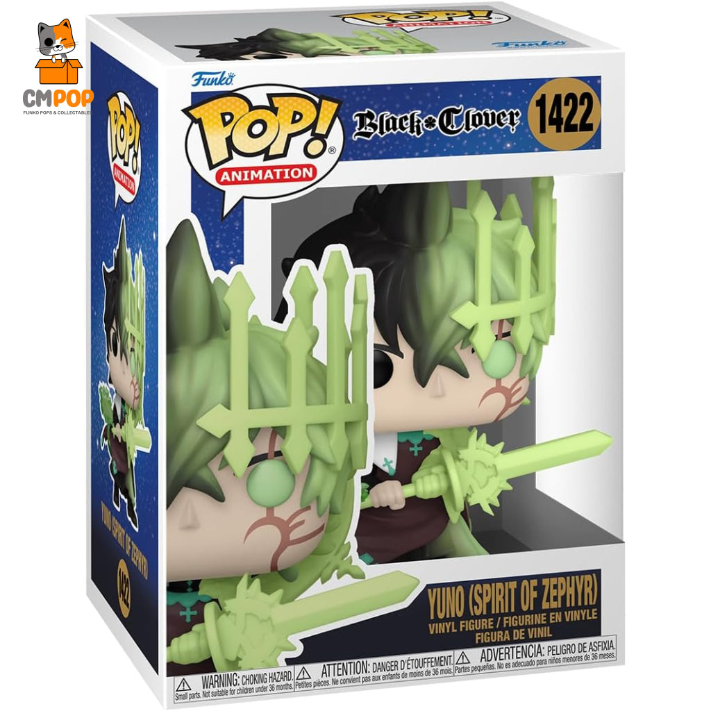 Yuno (Spirit Of Zephyr) - #1422 Funko Pop! Black Clover Pop