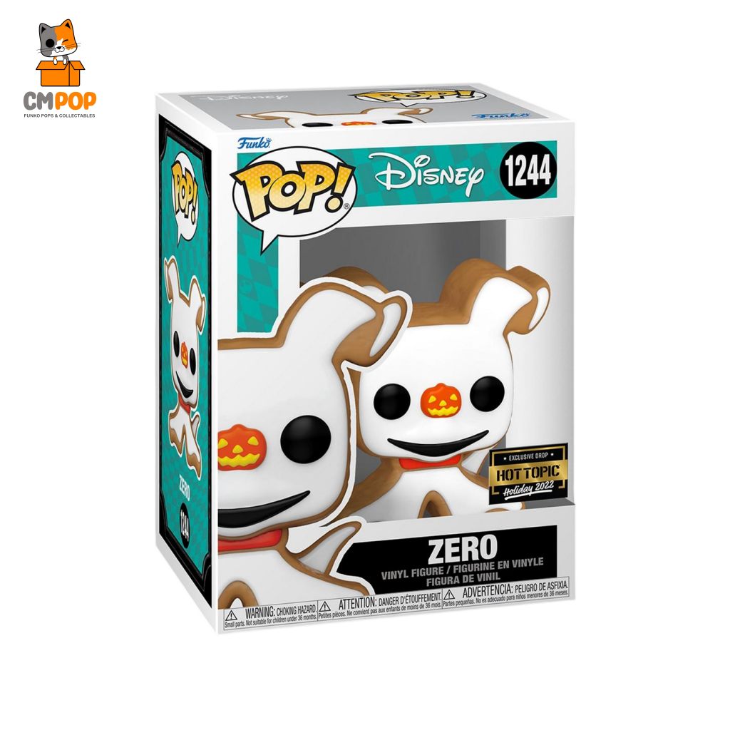 Zero Gingerbread - #1244 Funko Pop! Disney Hot Topic Exclusive Pop