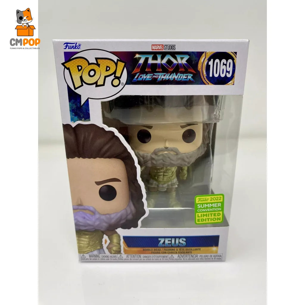 Zeus - #1069 Funko Pop! Marvel Thor Love And Thunder 2022 Summer Con Exclusive Pop