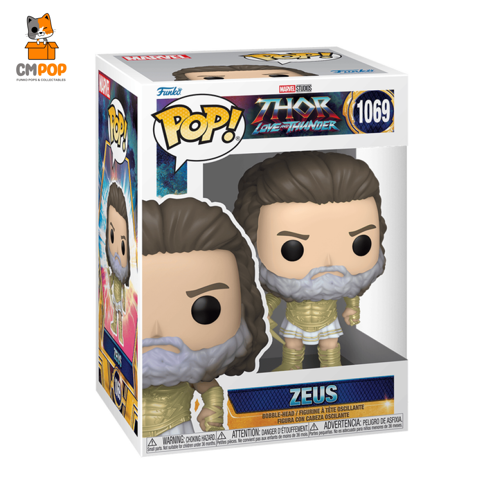 Zeus - #1069 Funko Pop! Marvel Thor Love And Thunder Pop