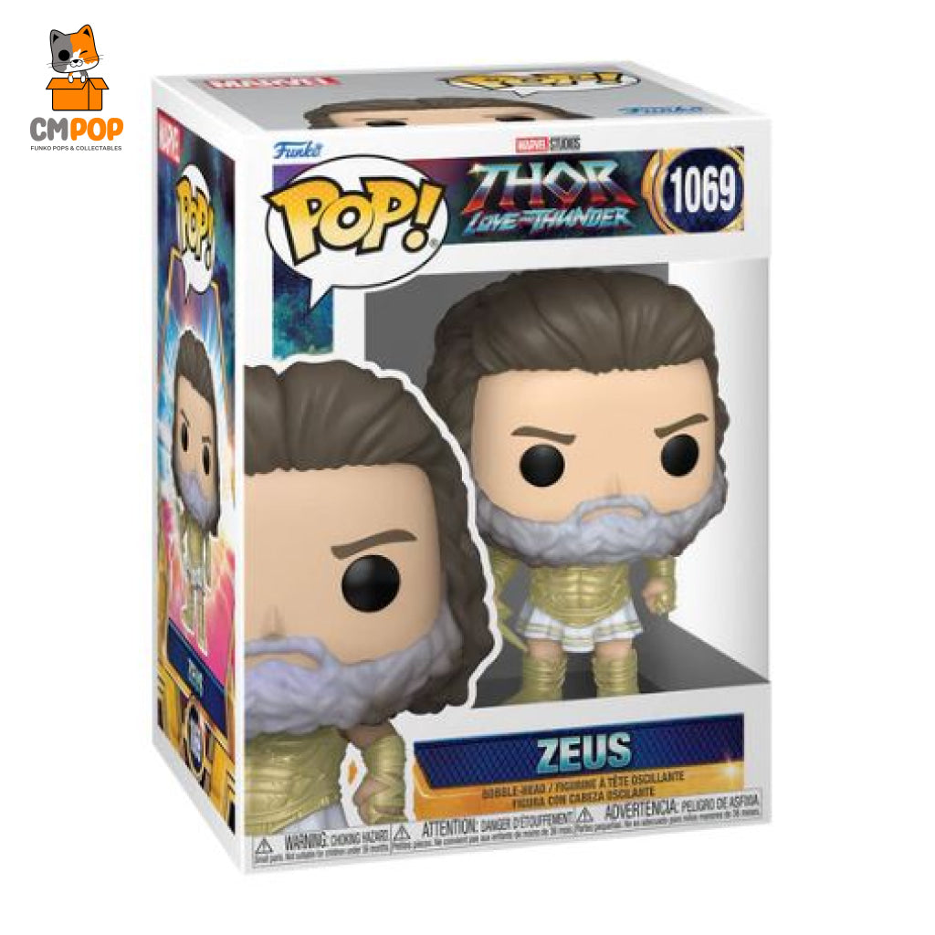 Zeus - #1069 Funko Pop! Marvel Thor Love And Thunder Pop