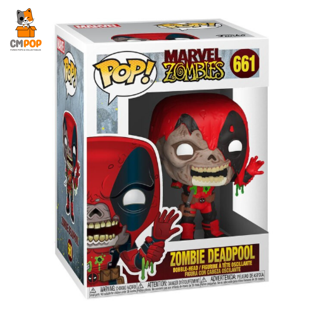 Zombie Deadpool - #661 Funko Pop! Marvel Zombies Pop