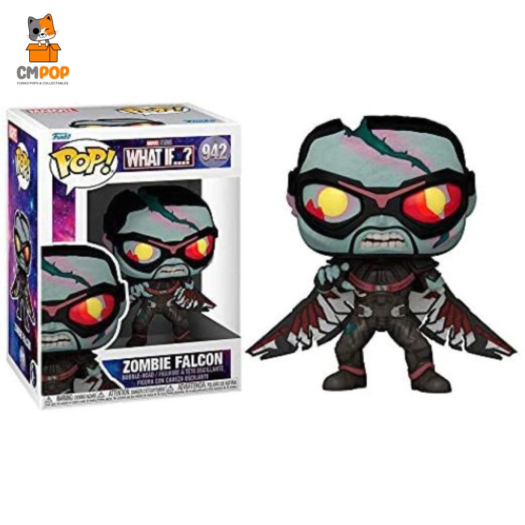 Zombie Falcon - #942 Funko Pop! Marvel What If? Pop