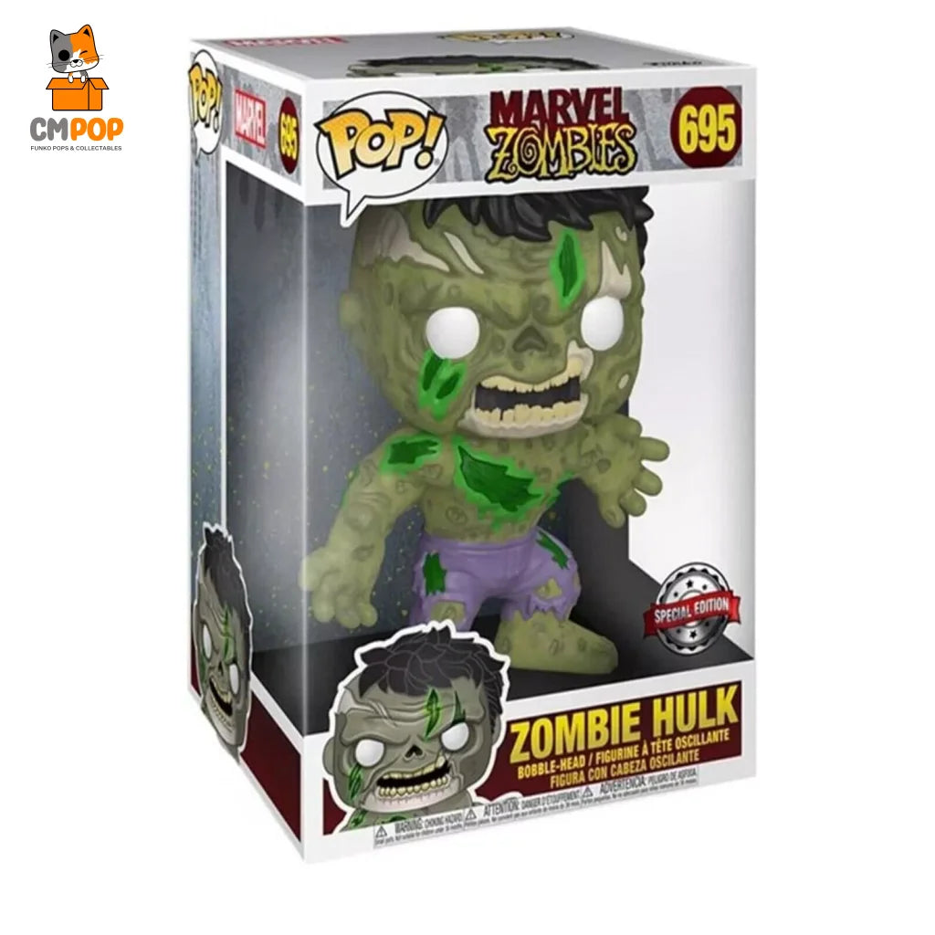 Zombie Hulk - #695- Funko Pop! Marvel Zombies Deluxe Special Edition Pop