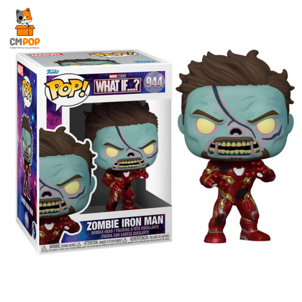 Zombie Iron Man - #944 Funko Pop! Marvel What If...? Pop