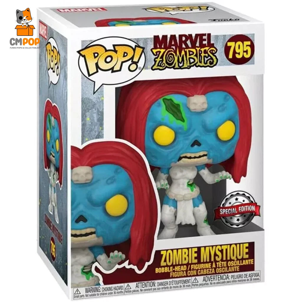 Zombie Mystique - #795 Funko Pop! Marvel Zombies Special Edition Pop