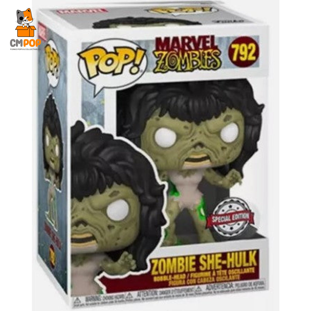 Zombie She-Hulk - #792 Funko Pop! Marvel Zombies Special Edition Pop