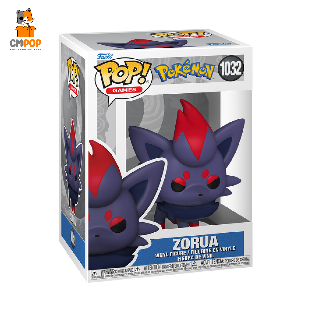 Zorua - #1032 Funko Pop! Games Pokémon Pop