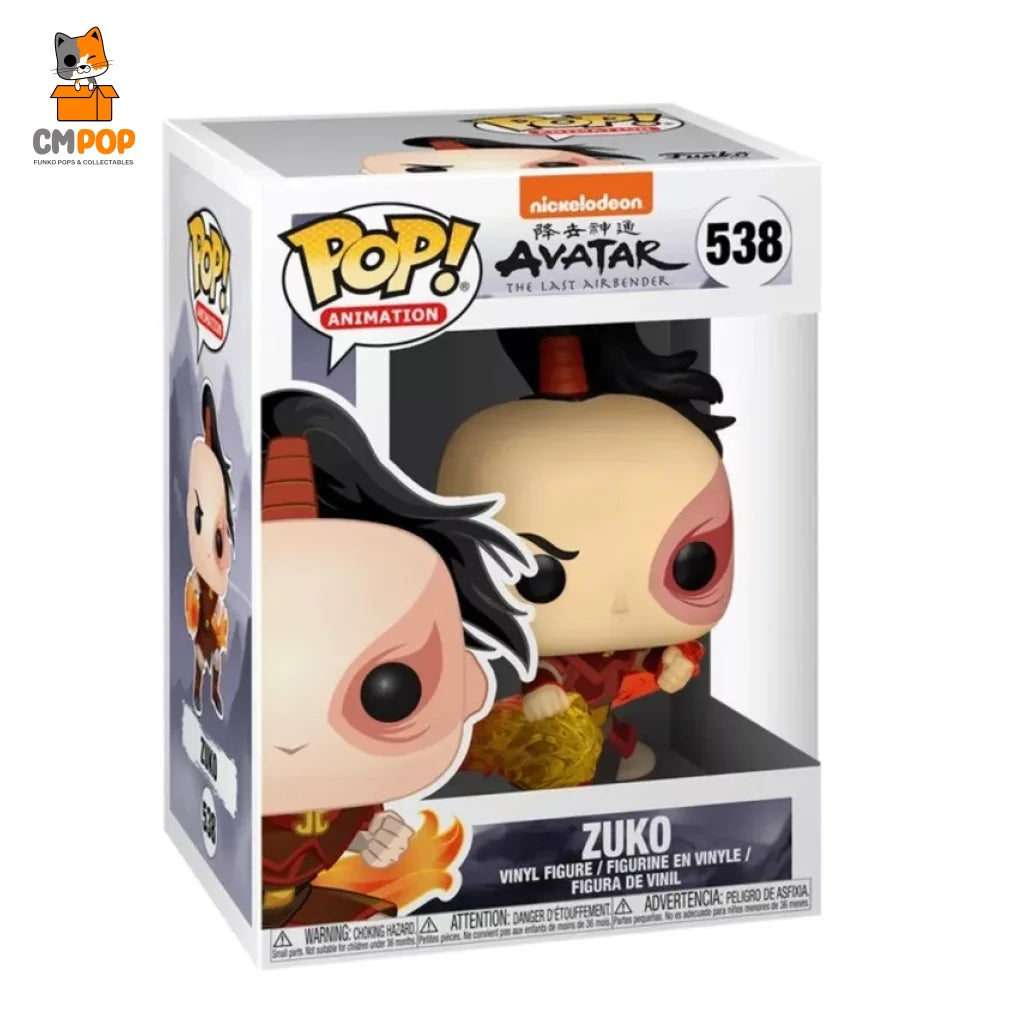 Zuko - #538 Funko Pop! Animation Avatar The Last Airbender Pop